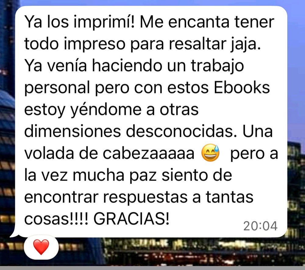 Testimonio real de WhatsApp